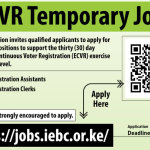 IEBC Announces 12,520 Temporary Jobs for Nationwide Voter Registration; How to Apply