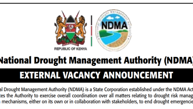 National Drought Management Authority (NDMA) Job Vacancies 2026 - Application Deadline: May 1, 2026