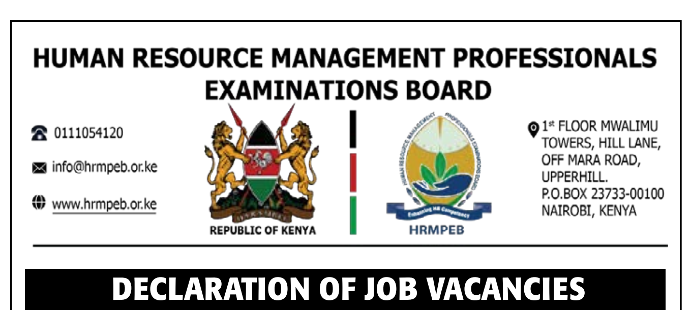 HRMPEB Announces 2026 Recruitment: Principal Internal Auditor, Accountant, Driver & More; How to Apply