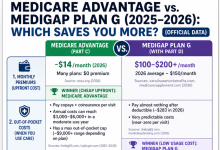 Medicare Advantage vs. Medigap Plan G (2025–2026): Which Saves You More? (Official Data)